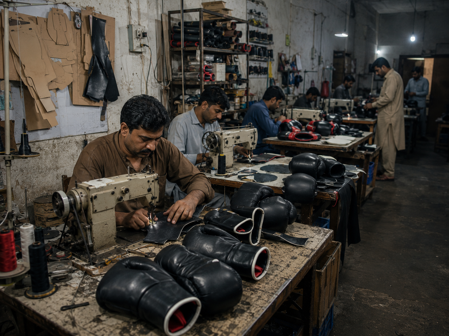 OEM boxing gloves and combat sports equipment manufacturing at Getling Sports