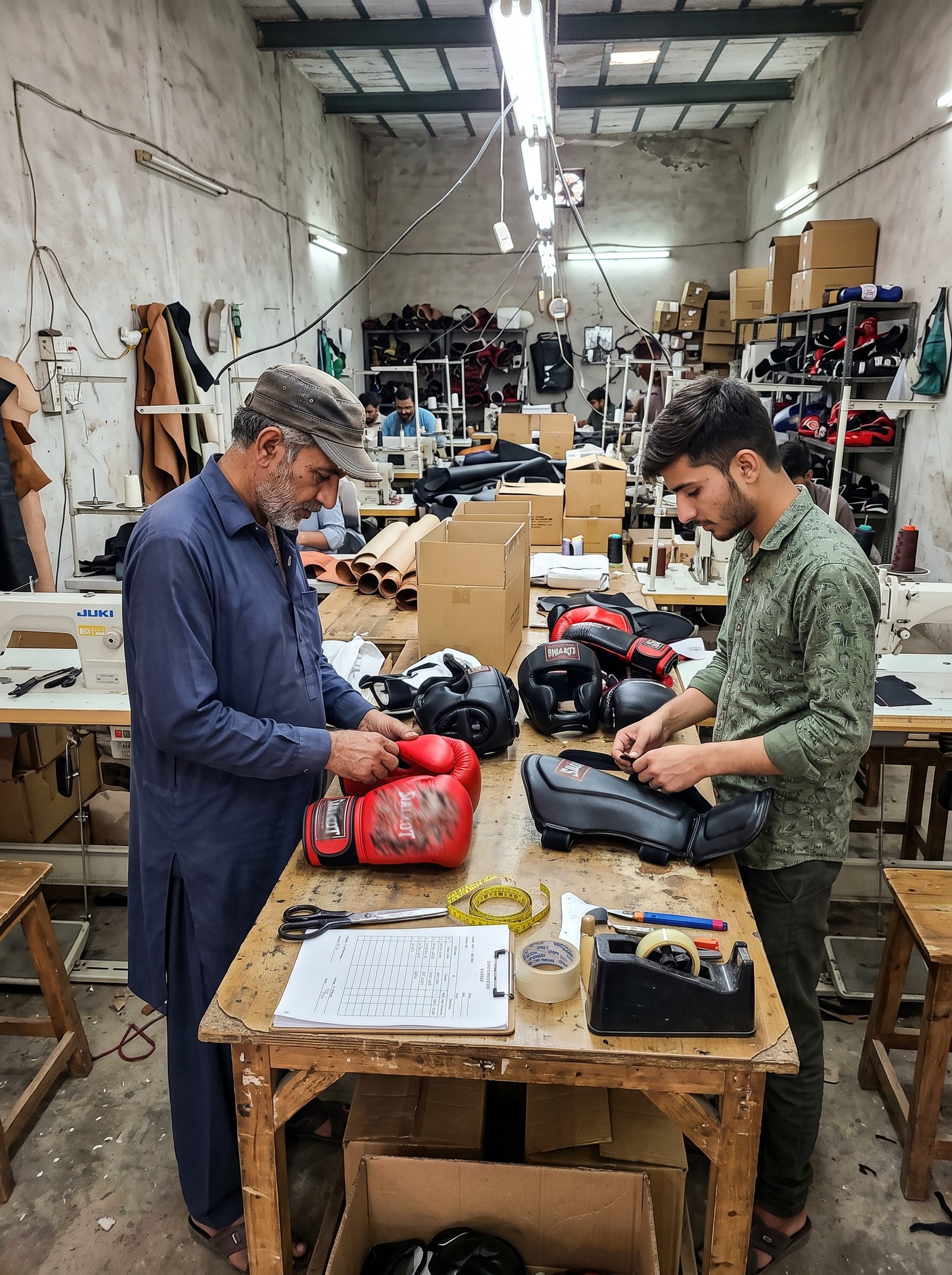 Gants de MMA : vérification de la qualité des coutures, du rembourrage et de la fabrication
